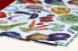 Preview: Bunte Mappe mit naturalistisch illustriertem Gemüse in Aquarelltechnik